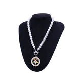 Custom OT Clasp Masonic OES Pearl Necklace
