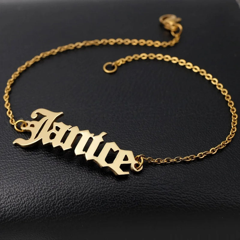 Customized Stainless Steel Anklets for Her