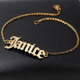 Customized Stainless Steel Anklets for Her