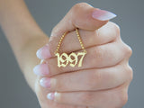 Old English Name Necklace - Personalized Gothic Name Necklace