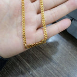 Old English Nameplate Necklace Stainless Steel Cuban Chain Choker Necklaces