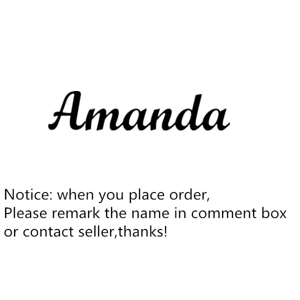 Personalized Name Cufflinks Stainless Steel Office Jewelry