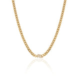 Personalized Pearl Initial Choker Necklace Plated Jewelry