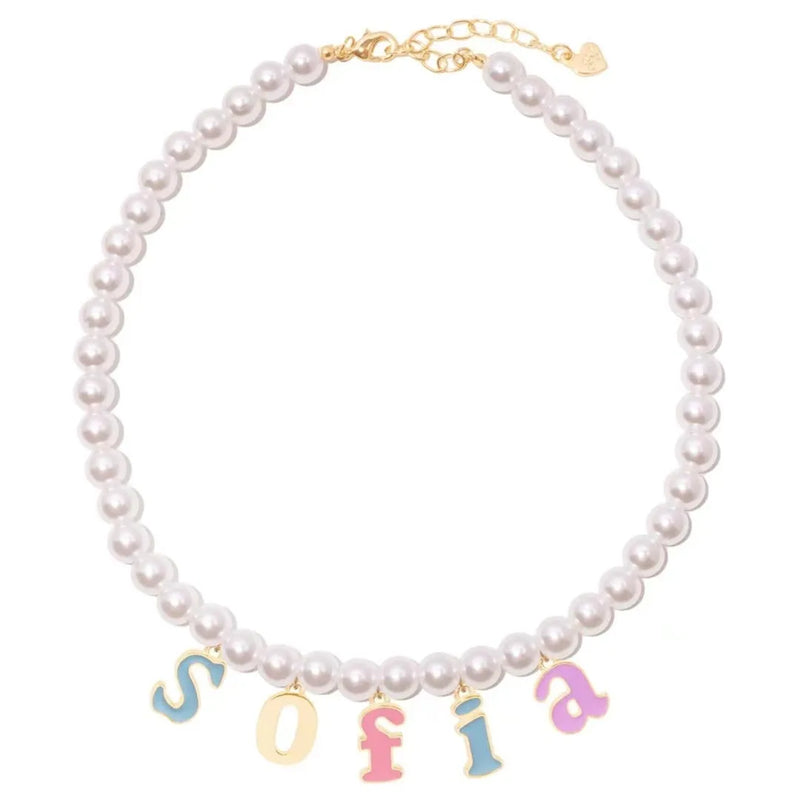 Pearl Princess Necklace Pendant Chain Name Necklaces
