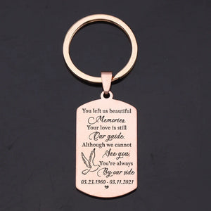 Memories Guiding Keychain - In Loving Memory Gift