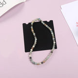 Customized 10x10cm Foil Print Necklace Cards for Jewelry Making