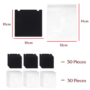 Customized 10x10cm Foil Print Necklace Cards for Jewelry Making