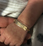 Personalized Baby Name Bracelet-Adjustable ID Bracelet