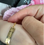 Personalized Baby Name Bracelet-Adjustable ID Bracelet
