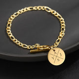 Custom Engraved Stainless Steel Bracelet Personalized Name Jewelry