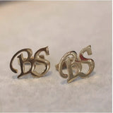Custom Name Cufflinks Stainless Steel for Men Personalized Nameplate Jewelry