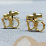 Custom Name Cufflinks Stainless Steel for Men Personalized Nameplate Jewelry