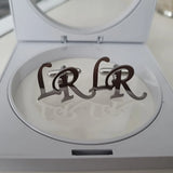 Custom Name Cufflinks Stainless Steel for Men Personalized Nameplate Jewelry