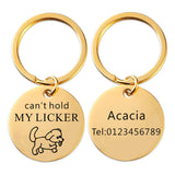 Custom Pet ID Tag for Dog Cat Personalized Name Phone Number