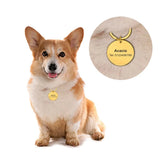 Custom Pet ID Tag for Dog Cat Personalized Name Phone Number