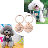 Custom Pet ID Tag for Dog Cat Personalized Name Phone Number