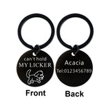 Custom Pet ID Tag for Dog Cat Personalized Name Phone Number