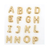 Custom 3D Balloon Alphabet Letter Pendant Name Necklace Choker
