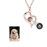 Personalized LOVE Projection Photo Necklace For Women Men