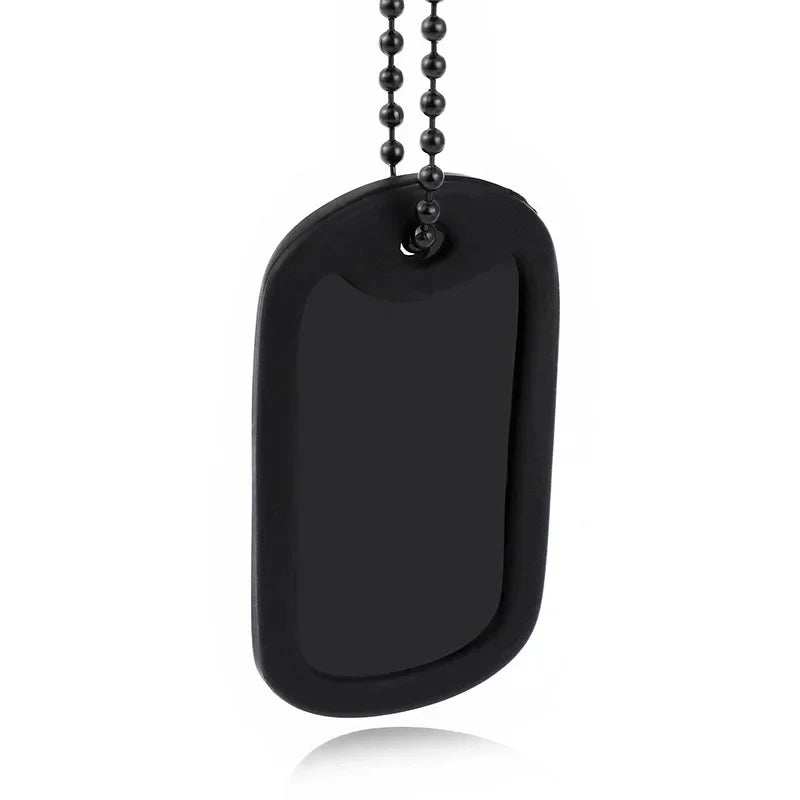Custom Stainless Steel Dog Tags Necklace Engraving