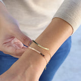 Personalized Name Bracelet Stainless Steel Cuban Chain Handwriting Bangle