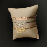 Personalized Name Bracelet Stainless Steel Couple Jewelry
