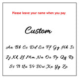 Personalized Name Necklace 925 Silver 18K Plated Letter Nameplate Jewelry