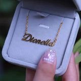 Personalized Name Necklace For Women Stainless Steel Chain Choker