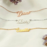 Personalized Name Necklace Choker in Stainless Steel