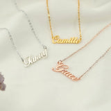 Personalized Name Necklace Choker in Stainless Steel