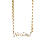 Personalized Zircon Crystal Name Jewelry Set