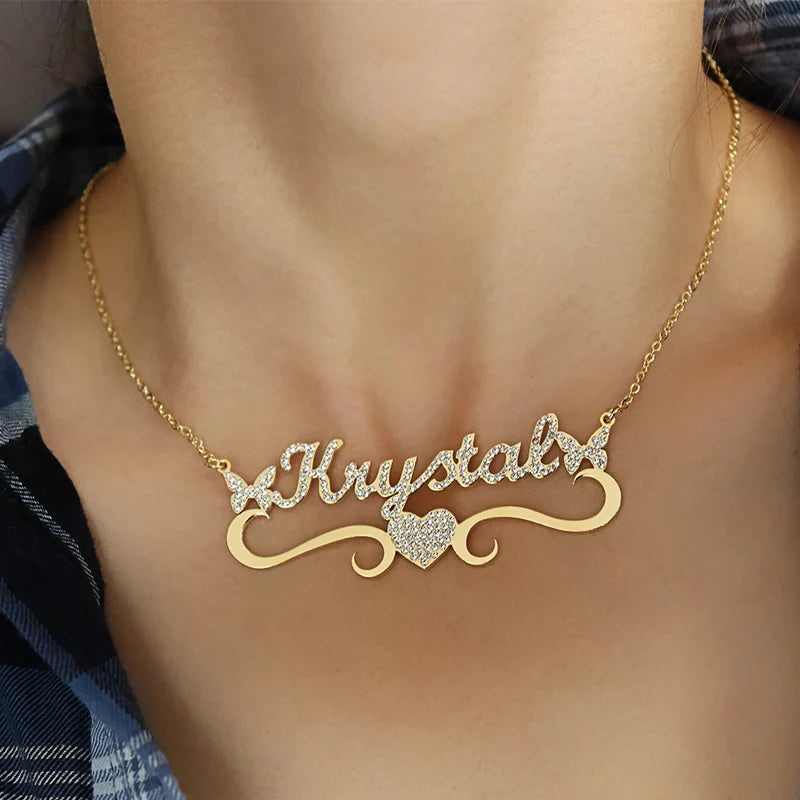 Personalized Name Stainless Steel Necklaces