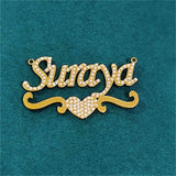Custom Zircon Name Pendant Necklace for Women