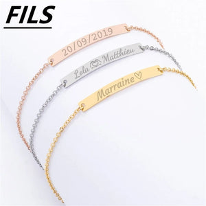 Stainless Steel Custom Name Bracelet