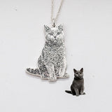 Custom Pet Photo Necklace Stainless Steel Pendant Boyfriend Gift