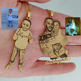 Custom Stainless Steel Photo Necklace for Birthday Christmas