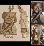 Custom Stainless Steel Photo Necklace for Birthday Christmas