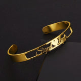 Personalized Stainless Steel Bracelets for Adjustable 2 Names Bracelet