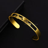 Personalized Stainless Steel Bracelets for Adjustable 2 Names Bracelet