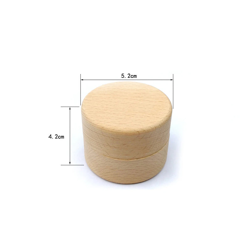 Personalized Wedding Wood Ring Box Holder Your Names and Date