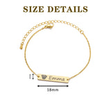 Personalized Pet Photo Name Bracelet Stainless Steel Jewelry