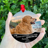 Personalized Pet Photo Dog Memory Christmas Ornaments