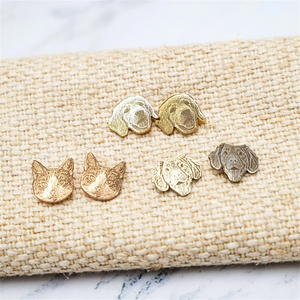 Pet Photo Earrings For Women Stainless Steel Stud Earrings