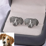 Pet Photo Earrings Stainless Steel Personalized Animal Picture Stud Earring