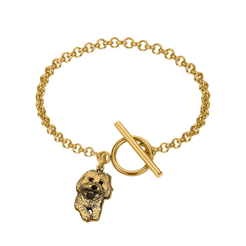Pet Photo Engraving Bracelet Portrait Stainless Steel Jewelry