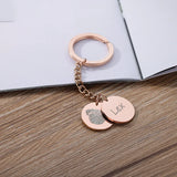 Personalized Pet Photo Keychain with Name - Stainless Steel Memorial Gift