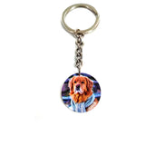 Personalized Pet Photo Name Necklace with Keychain