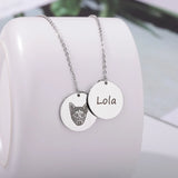 Personalized Pet Photo & Name Necklace - Stainless Steel BFF Jewelry