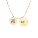 Personalized Pet Photo & Name Necklace - Stainless Steel BFF Jewelry