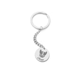 Custom Dog Portrait Keychain for Mom